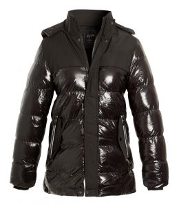 Boys Quilted Essential Padded Coat, Black Ages 3 to 14 Years