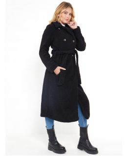 Steam Curled Faux Fur Maxi Coat, UK Sizes 8 to 16