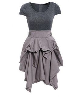  Girls Cap Sleeve Casual Dress