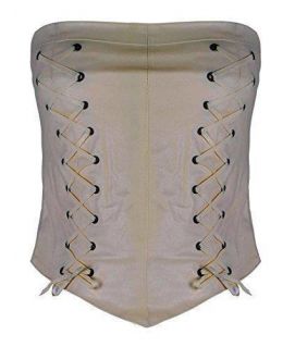 SS7 New Women's Corset Burlesque Basque, Mink, Size 10 12 14