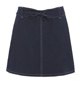 NEW Womens Denim Cotton Skirt Short Mini A Line Skirts Ladies Size 10 12 14
