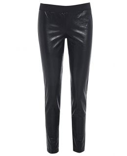 NEW Women's Faux Leather Look Disco Pants Skinny Black Leggings Size 8 10 12 14
