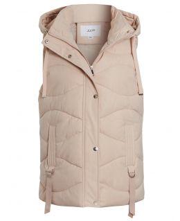 Padded Sleeveless Waistcoat Bodywarmer Jacket, Stone, Black,  UK Sizes 10 to 24