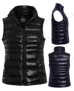Womens Padded Gilet Bodywarmer Jacket, Black, Navy, Plus Sizes 18 to 24