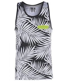 New Mens Palm VEST Muscle Leaf Vest Summer Holiday Beach Size S M L XL T Shirt