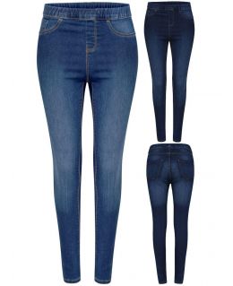 Girls Stretch Denim Jeggings Pocket Children Age 5 6 7 8 9 10 11 12 13 Years