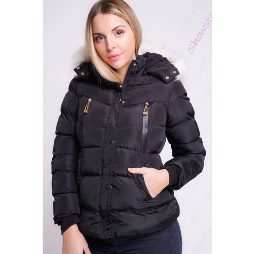 SS7 Girls Fleece Lined Padded Parka Coat Age 3 to 16 Years