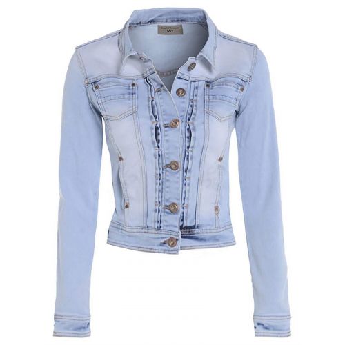 NEW DENIM JACKET Womens Jean Waist 