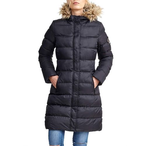 Ages 7 to 13 Black SS7 Girls Padded Quilted Parka Coat Navy 