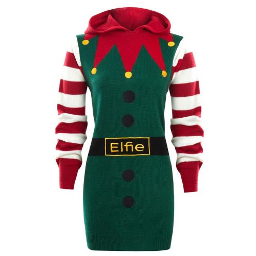 slim fit dress slacks Womens Christmas Sweater Dress Long Sleeve Xmas Snowflack Tree Print –  REENOVY