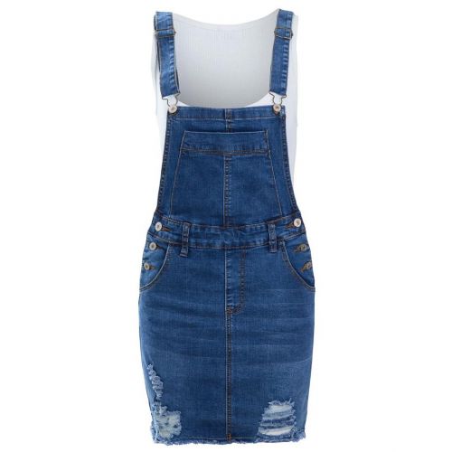 Girls Denim Dungaree Dress Girls Fashion Denim Skirt Stretch Jeans  Dungarees Dress Pinafore with Pocket Blue 6-7 Years : : Clothing,  Shoes & Accessories