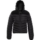 Boys Borg Detail Puffer Jacket, Black, Ages 7 to 13 Years