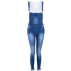 Girls Dungarees Jeans in stretch Denim, Ages 8 to 16 Years