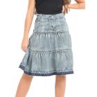 Womens Vintage Stonewash Denim Skirt, Sizes 8 to 14