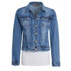 Premium Fitted Denim Jacket, UK Sizes 8 to 14
