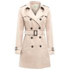 Double Breasted Trench Coat, Red, UK Sizes 8 to 14