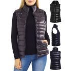 Quilted Gilet Bodywarmer Jacket, Black, Navy, Sizes 8 to 16