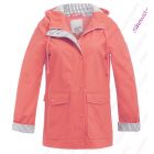 Womens Rain Mac Waterproof Raincoat Ladies Jacket Size 8 10 12 14 16 18 Salmon
