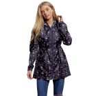 Showerproof Printed Raincoat Jacket, UK Sizes 10 - 24