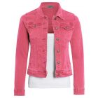 Premium Stretch Denim Jacket, Blue, Coral, UK Sizes 8 to 14