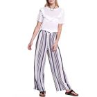  Casual Striped Loose Fit Summer Trousers